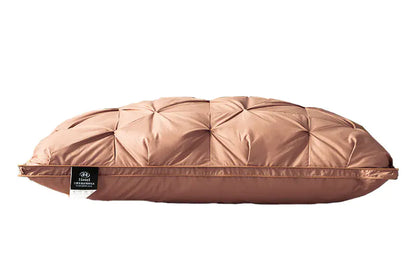 Feather Pillows with White Goose Neck Guards (Pair)
