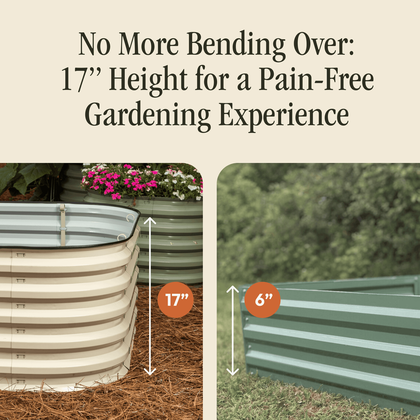Gro-Rite Premium Metal Raised Garden Bed Kit