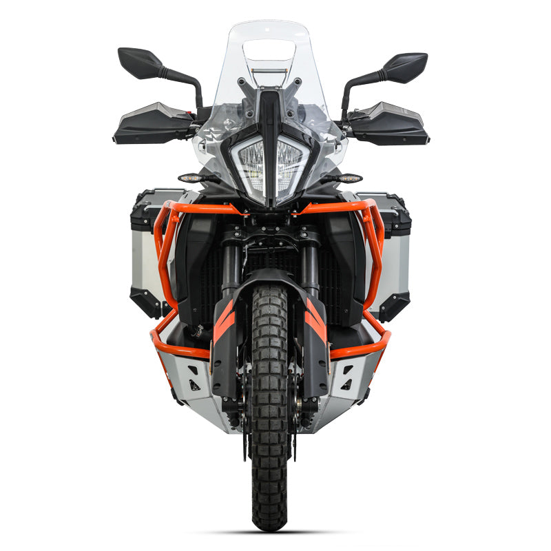 LOBOO CHG222 Crash Bar & Engine Guard for KTM 790 / 890 Adventure & Husqvarna Norden 901 – Upper & Lower Protection, Black or Orange Finish