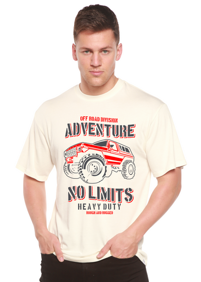 T-shirt graphique à manches courtes en viscose de bambou/coton biologique pour homme No Limits Spun Bamboo®