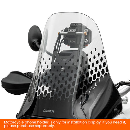 LOBOO Navigation Bracket for Ducati DesertX (2023+) – CNC Aluminum & Stainless Steel Mount