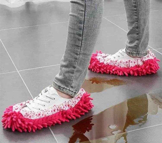 2 piezas de zapatillas de mopa para limpieza de polvo