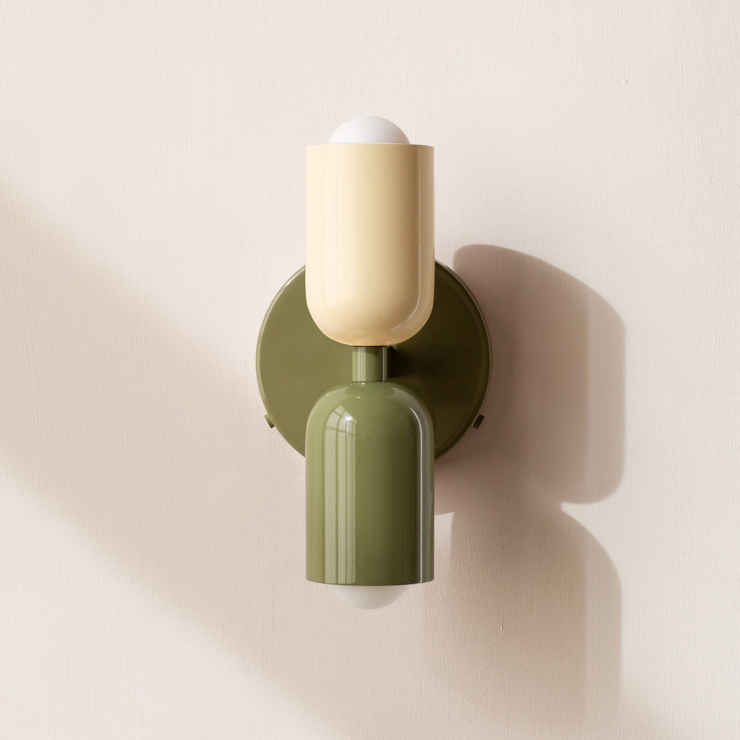Modern Minimalist Cylinder LED Wall Sconce Iron Indoor Wall Light
