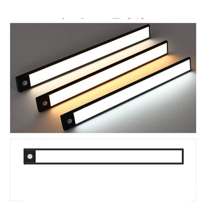 Luz delgada, inteligente, recargable con sensor de cuerpo humano