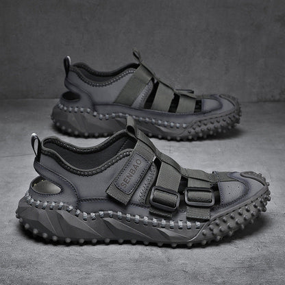 Plus Size Men's Mesh Breathable Casual Shoes Hollow Out
