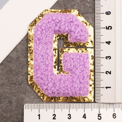 26 Patchs de Vêtements Brodés avec Lettres