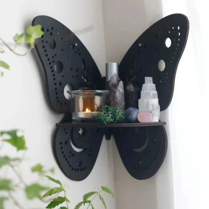 Crystal Wall Mounted Storage Rack Home Decorations
