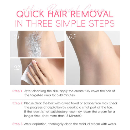 Depilatory Cream for Legs & Underarms – No Black Spots | 50g