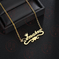 Nouveau produit créatif Collier de clavicule Lettre d'amour anglaise
