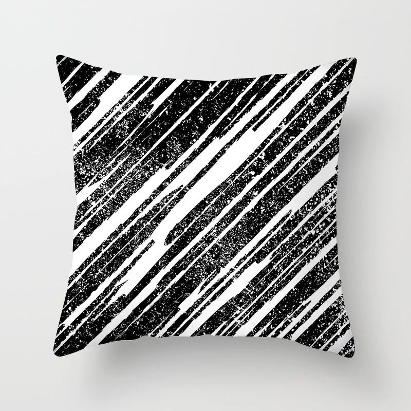 Housse de coussin de canapé abstraite géométrique moderne pour articles ménagers automobiles