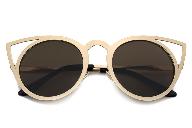 Colorful Reflective Cat’s Eye Sunglasses – Retro & Trendy UV Protection Eyewear