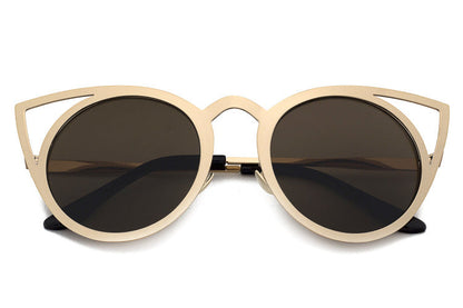 Colorful Reflective Cat’s Eye Sunglasses – Retro & Trendy UV Protection Eyewear