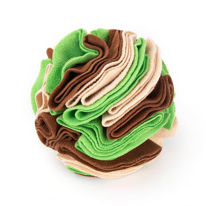 Balle à Renifler Jouet Interactif pour Chien Balle Jouets Puzzles de Stimulation Mentale pour Chien Tapis de Nourriture pour Jeu d'Enrichissement pour Chiens Soulagement du Stress Portable Lavable en Machine