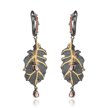 Personalized Design 925 Silver Natural Colored Gems Necklace Earrings