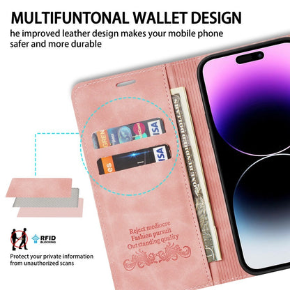 Funda Protectora de Cuero para Teléfono Móvil con Ranuras para Tarjetas