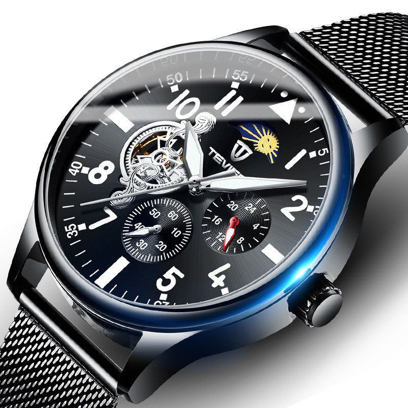 Montre Homme Étanche Tendance Campus Montre Mécanique Étudiante