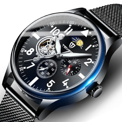 Montre Homme Étanche Tendance Campus Montre Mécanique Étudiante