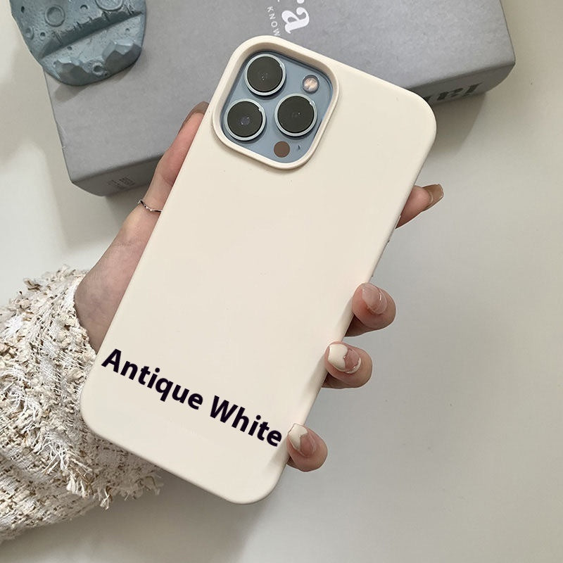Liquid Silicone Full-Coverage iPhone 16 Case – Camera Protection, Anti-Fingerprint | 18 Colors