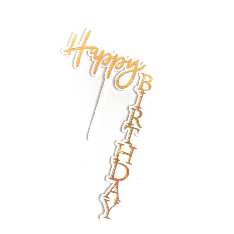Simple Cake Decoration Plug-in Party Dessert Table Layout Baking Supplies