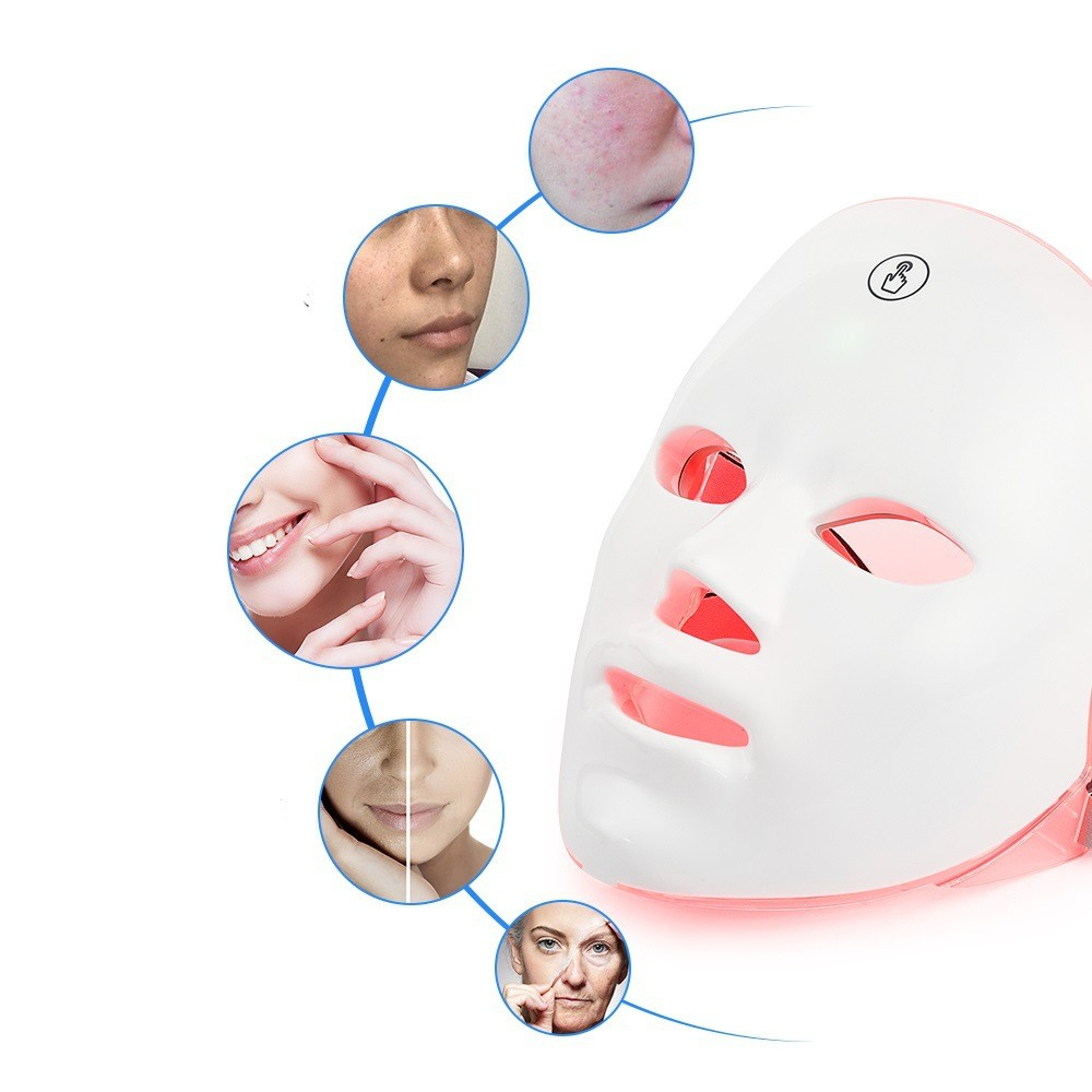 Skin Rejuvenation Facial Beauty Device – LED Light Therapy for Brightening, Firming & Glowing Skin