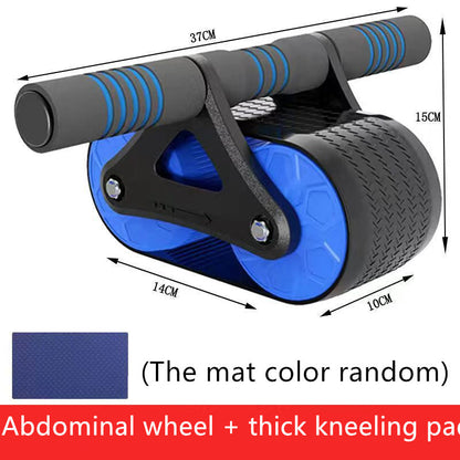 Double Wheel Abdominal Exerciser Fitness