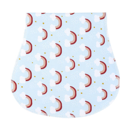 Children's breastfeeding and sweat-absorbent towel bib