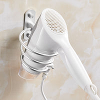 Hair dryer rack-silver