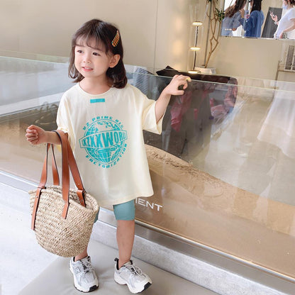 Ensembles de Sport pour Filles, Ensembles de Loisirs pour Enfants de Style Occidental