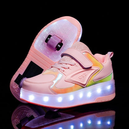 Chaussures de Skate à roulettes (deux roues) pour garçons et filles Heelys en maille