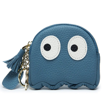 Mini Genuine Leather Cowhide Coin Purse