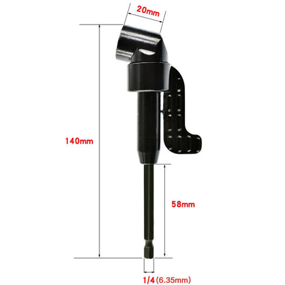 105 Degree Angle Screwdriver Bit Holder Extension | STONEGO
