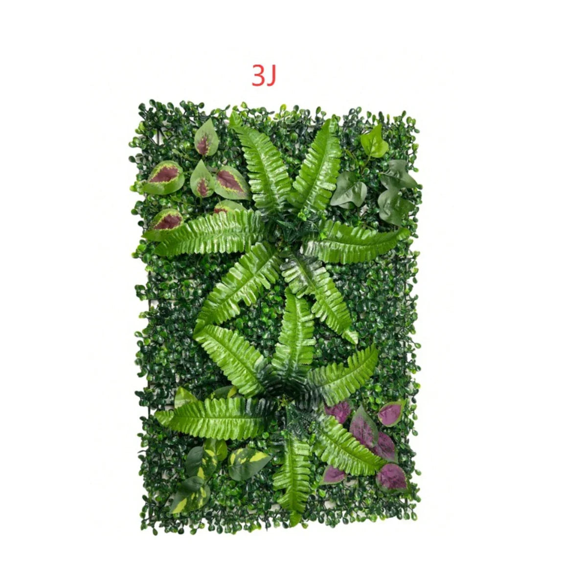 Paneles de Pared Verde Artificial Decoración de Hierba de Selva Falsa para el Hogar Jardín Alfombrillas de Vegetación Vibrante para Patio Exterior Bodas Navidad