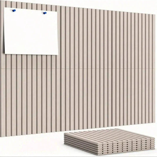 6 paneles de fieltro alternativos a la pizarra de corcho, grandes, para oficina, para reducir el ruido, tablón de anuncios, tablón de fotos y notas para el hogar