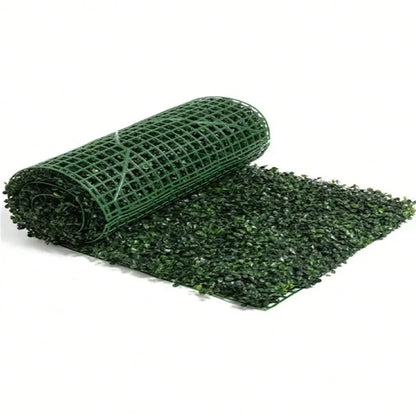 1 pc Gazon artificiel en plastique, panneau mural végétal, protection UV, décoration verte, clôture d'intimité pour décoration murale, décoration d'intérieur