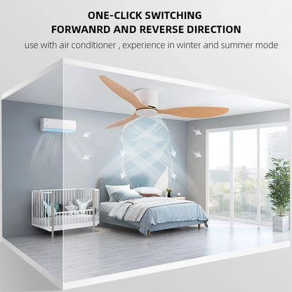 42/52 Inch Ceiling Fan 6-Speed DC Motor Remote Control