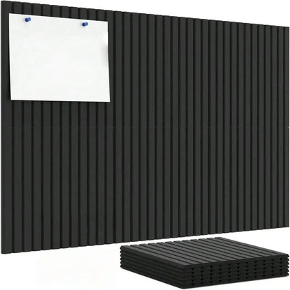 6 panneaux muraux en feutre pour bureau, alternative grand tableau en liège, réduisant le bruit, pour affichage, tableau perforé, mémo photo, pour la maison
