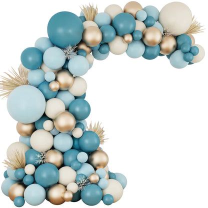 Blue Balloon Garland Arch KIt Wedding Birthday Party Decoration For Kids Baby Shower Gender Reveal Baptism Ballon Baloon Decor