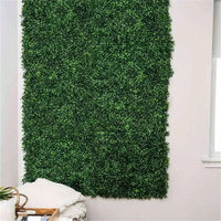 1 pc Gazon artificiel en plastique, panneau mural végétal, protection UV, décoration verte, clôture d'intimité pour décoration murale, décoration d'intérieur