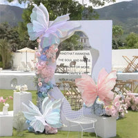 Décoration murale 3D papillon, papillon artificiel pour mariage, fête prénatale, anniversaire, fournitures de décoration de fête à faire soi-même, cadeau