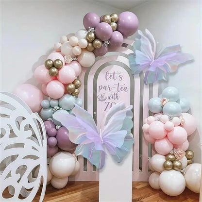 Décoration murale 3D papillon, papillon artificiel pour mariage, fête prénatale, anniversaire, fournitures de décoration de fête à faire soi-même, cadeau
