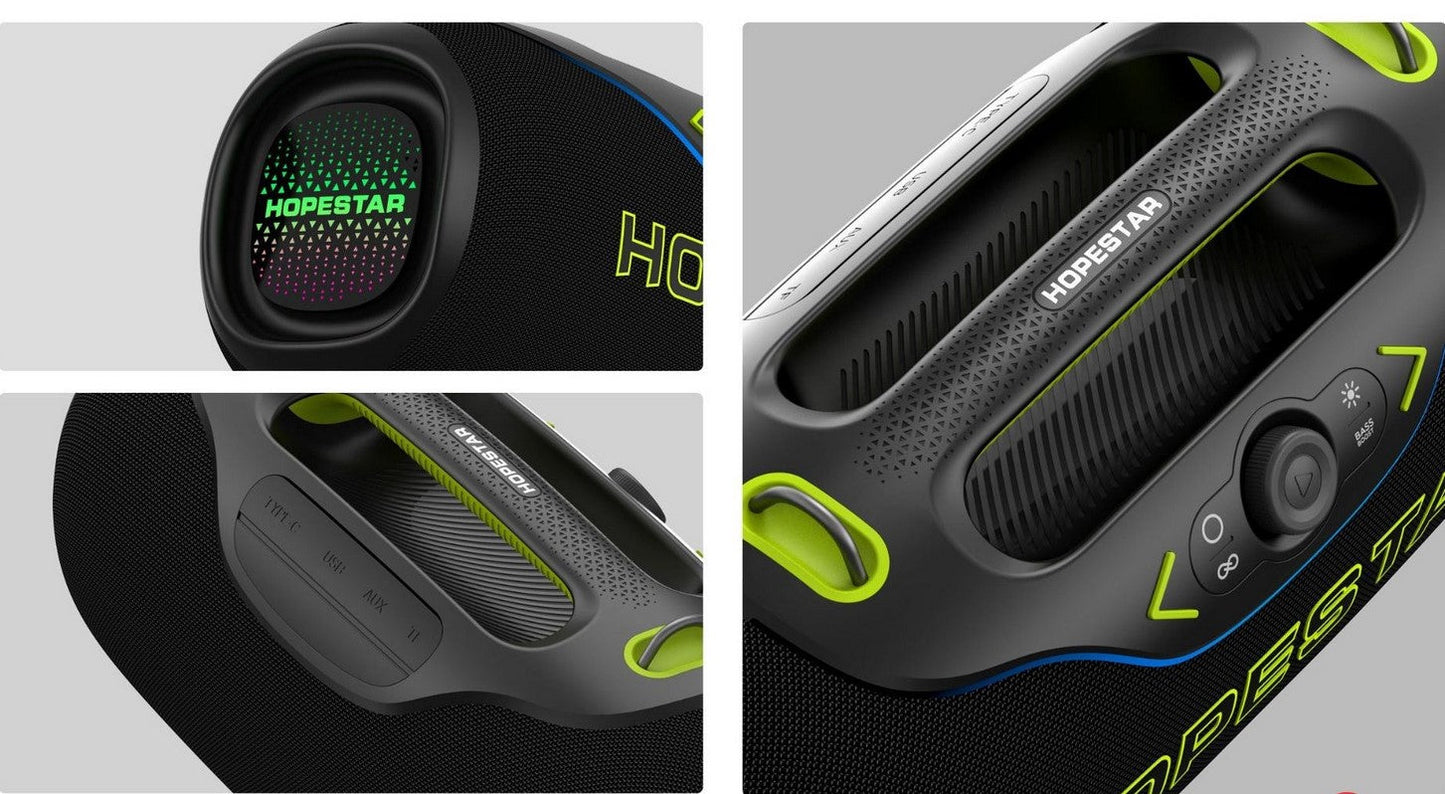 200W Wireless Party Bluetooth Speaker with One Microphone