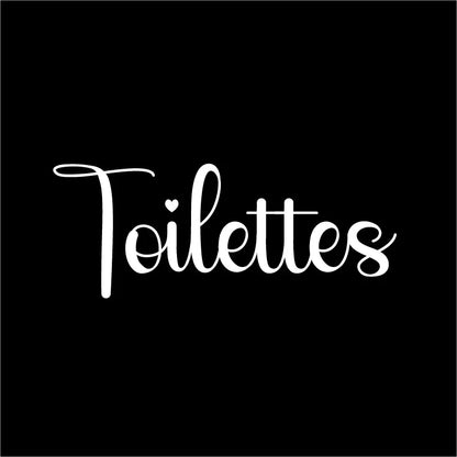 French Wedding Directional Sign Stickers | Baptism Party Personalized Vinyl Decals