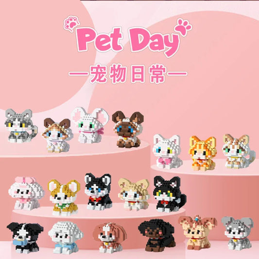 18 in 1 Pet Animal Building Blocks Set | Kids Educational Toy