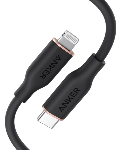 Anker <b>641</b> Cable USB-C a Lightning (Flow, 0.9 m de silicona)