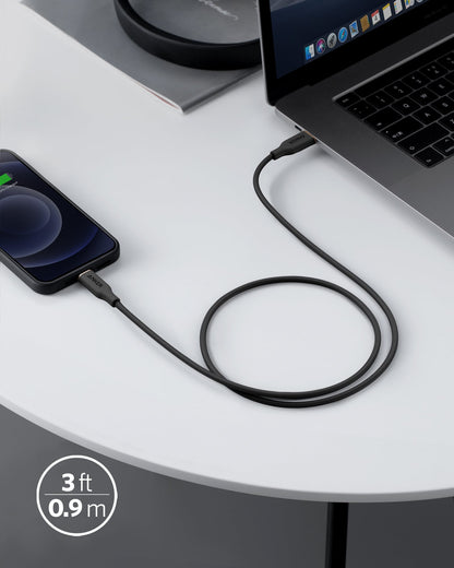 Anker <b>641</b> Cable USB-C a Lightning (Flow, 0.9 m de silicona)