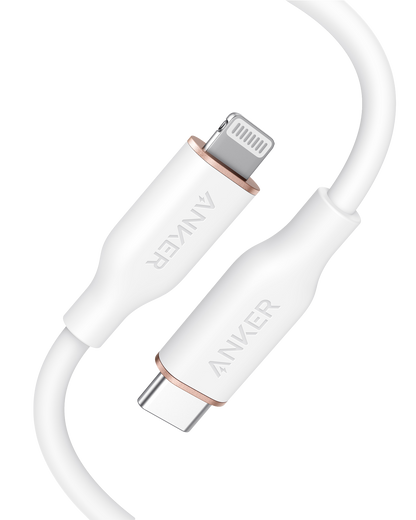 Anker <b>641</b> Cable USB-C a Lightning (Flow, 0.9 m de silicona)