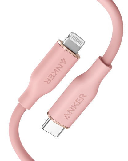 Anker <b>641</b> Cable USB-C a Lightning (Flow, 0.9 m de silicona)