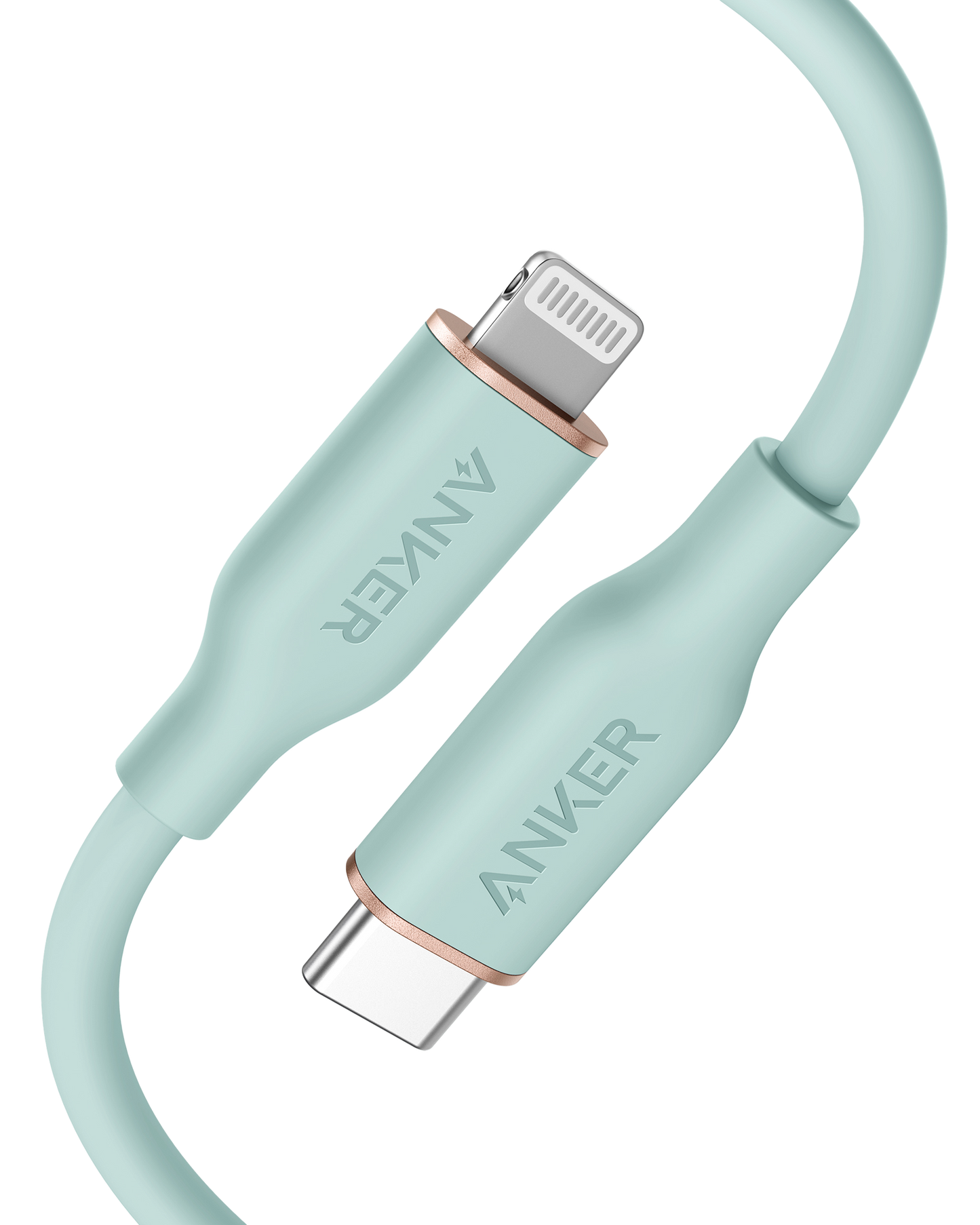 Anker <b>641</b> Cable USB-C a Lightning (Flow, 0.9 m de silicona)