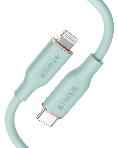 Anker <b>641</b> Cable USB-C a Lightning (Flow, 0.9 m de silicona)