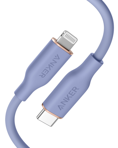 Anker <b>641</b> Cable USB-C a Lightning (Flow, 0.9 m de silicona)